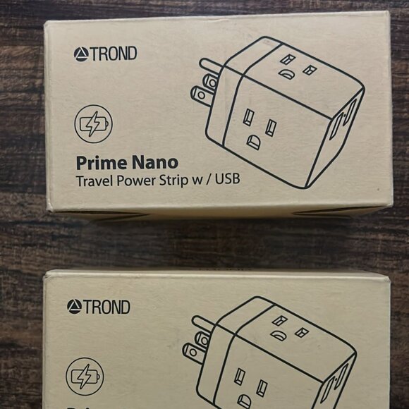 2 Prime Nano Travel Power Strip w/USB - Picture 1 of 3